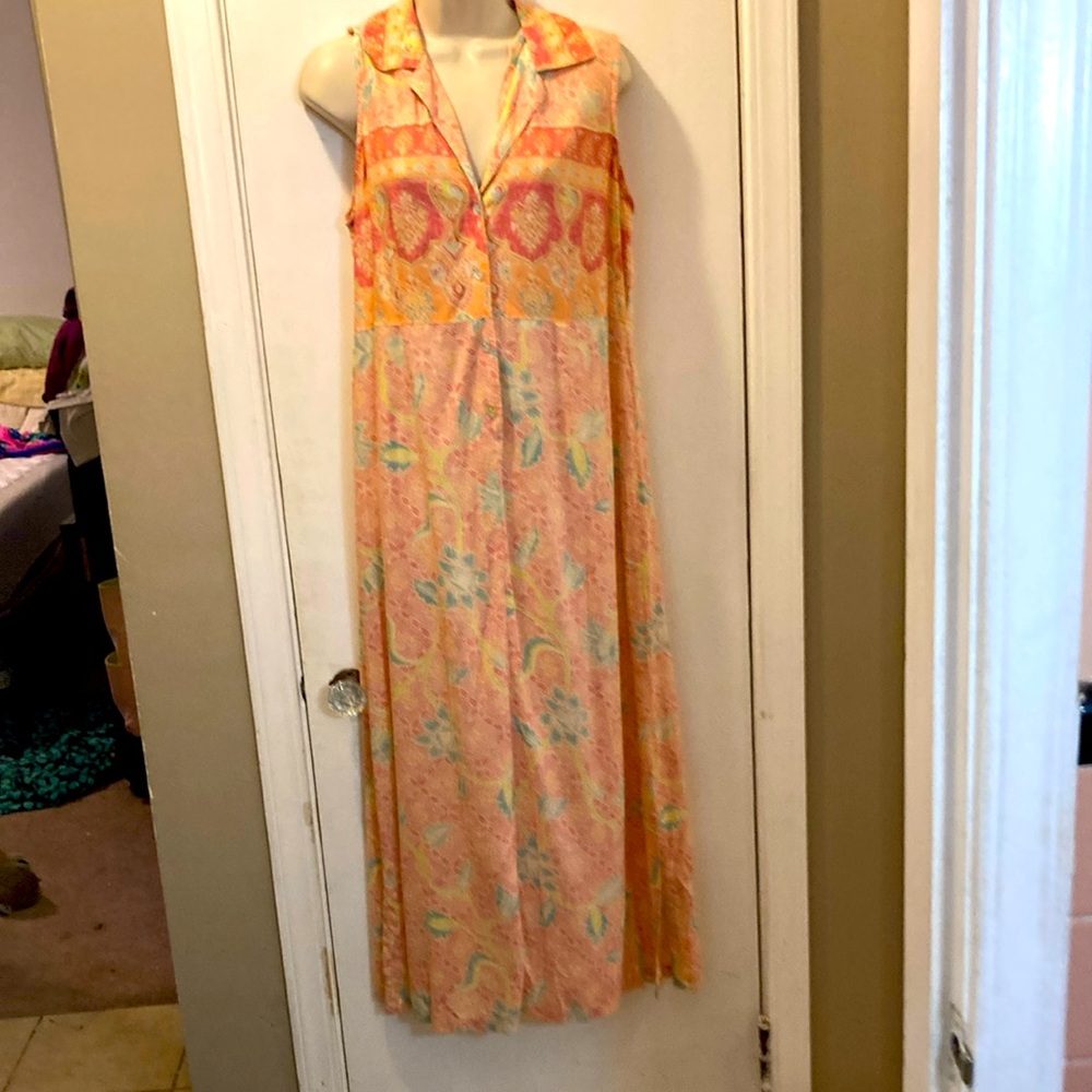 CLC 12 Colorful Sleeveless Midi Dress 25-111-1